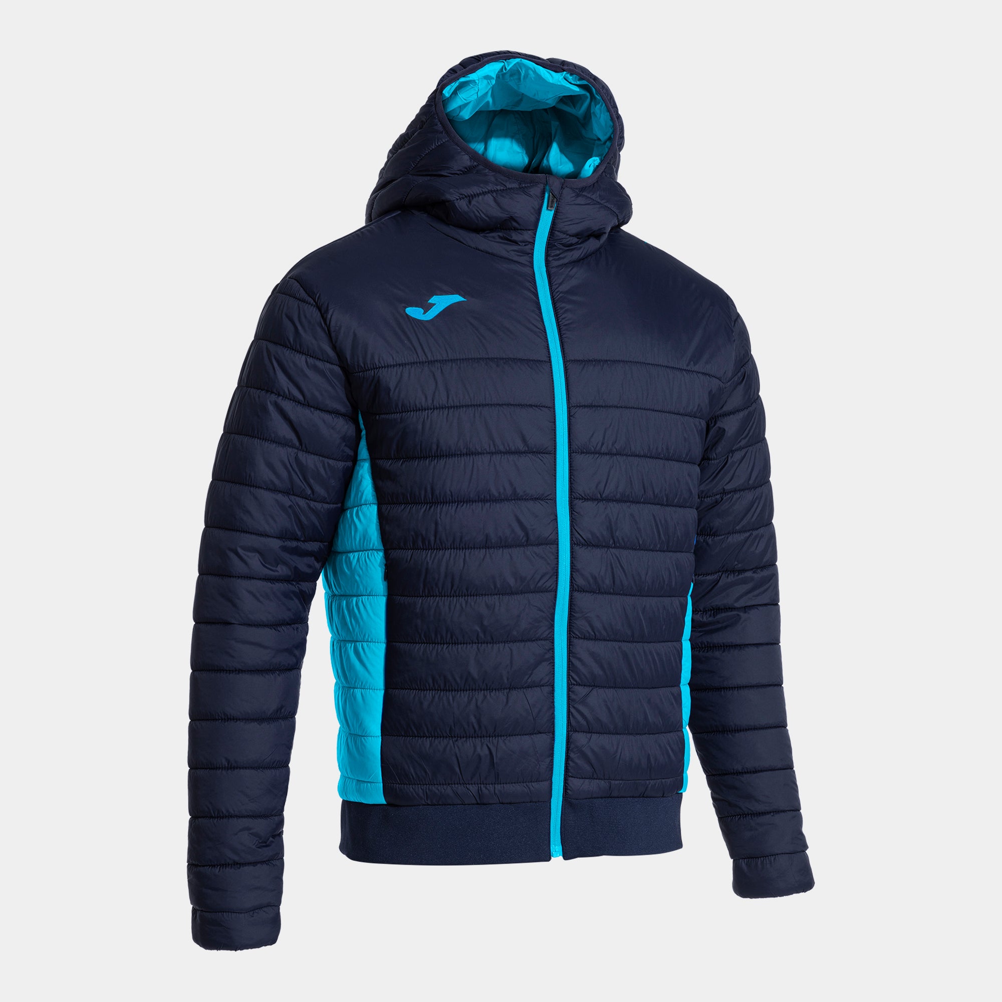 URBAN V BOMBER JACKET - BLU NAVY-TURCHESE FLUO - BLU NAVY-TURCHESE FLUO