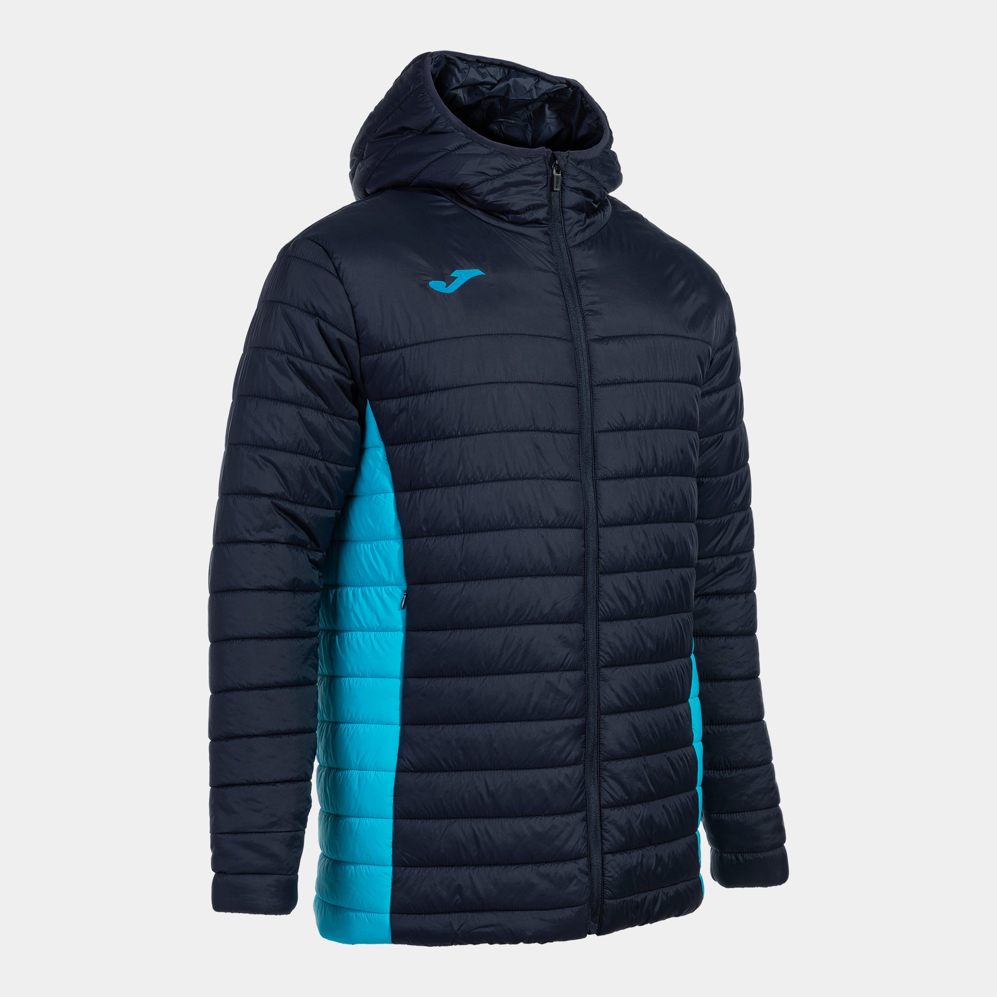 URBAN V ANORAK - BLU NAVY-TURCHESE FLUO - BLU NAVY-TURCHESE FLUO