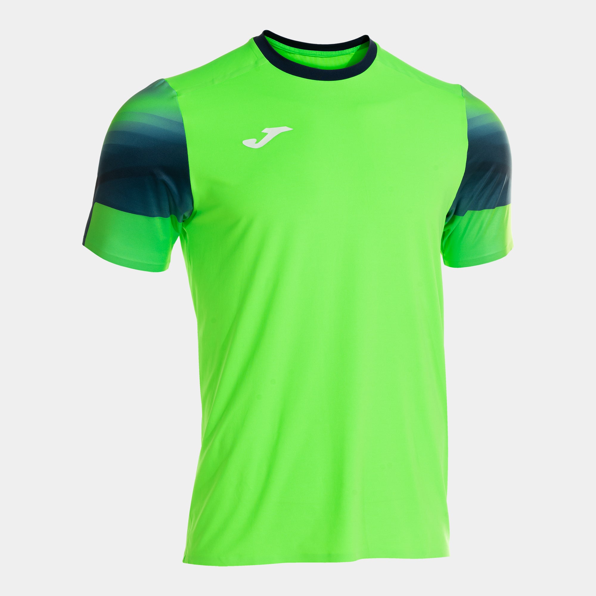 ELITE XI SHORT SLEEVE T-SHIRT - VERDE FLUO-BLU NAVY - VERDE FLUO-BLU NAVY
