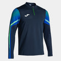 ELITE XI SWEATSHIRT - BLU NAVY-VERDE FLUO - BLU NAVY-VERDE FLUO