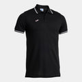 CONFORT CLASSIC SHORT SLEEVE POLO - NERO-ROSA - NERO-ROSA