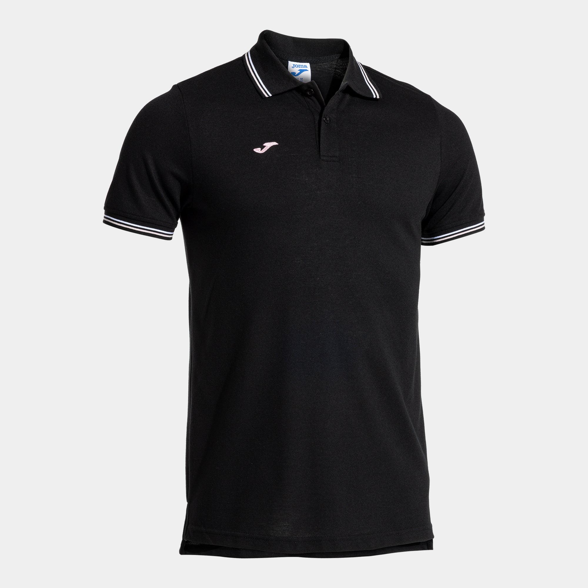 CONFORT CLASSIC SHORT SLEEVE POLO - NERO-ROSA - NERO-ROSA