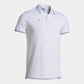 CONFORT CLASSIC SHORT SLEEVE POLO - BIANCO-ROYAL - BIANCO-ROYAL
