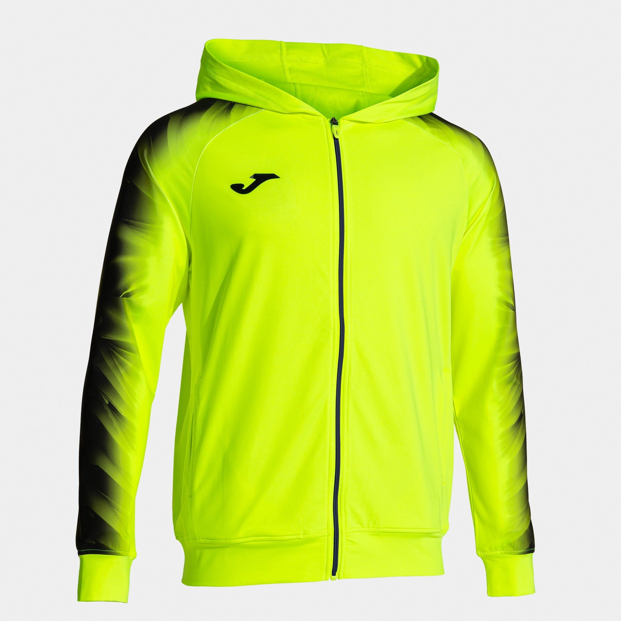 ELITE XI ZIP-UP HOODIE - GIALLO FLUO-NERO - GIALLO FLUO-NERO