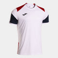DANUBIO SHORT SLEEVE T-SHIRT - BIANCO-ROSSO - BIANCO-ROSSO