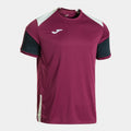 DANUBIO SHORT SLEEVE T-SHIRT - BORDEAUX-BLU NAVY - BORDEAUX-BLU NAVY