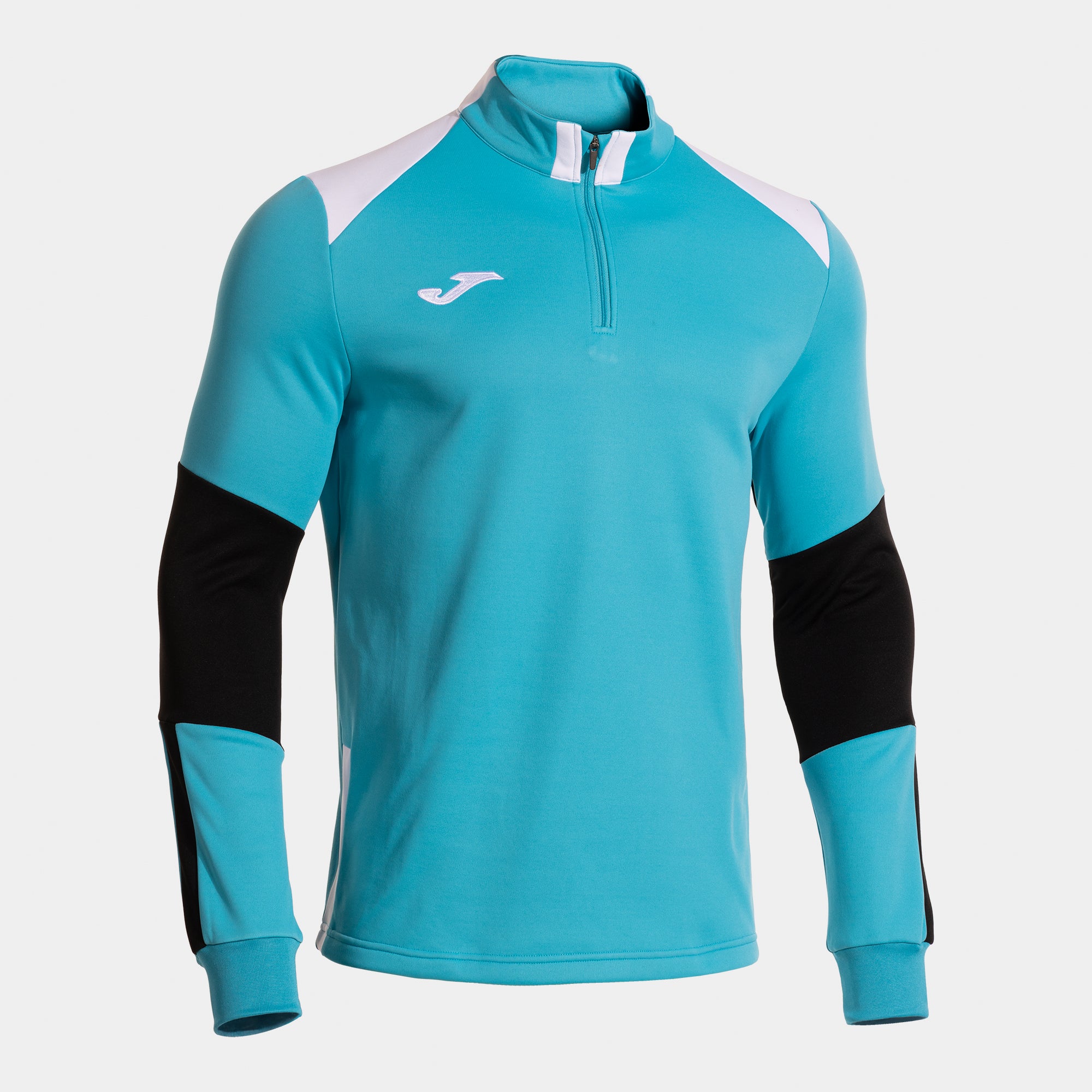 DANUBIO SWEATSHIRT - TURCHESE FLUO-NERO - TURCHESE FLUO-NERO
