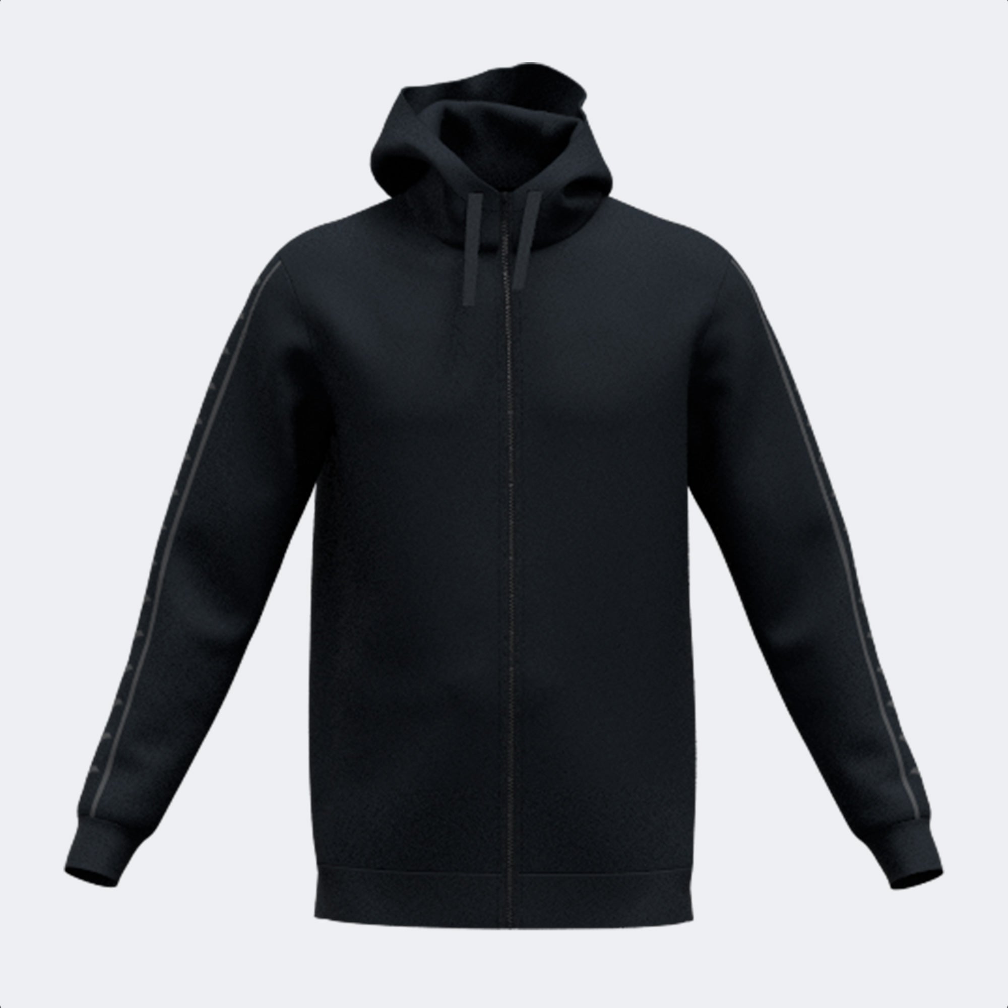 ICONO STREET ZIP-UP HOODIE - NERO - NERO