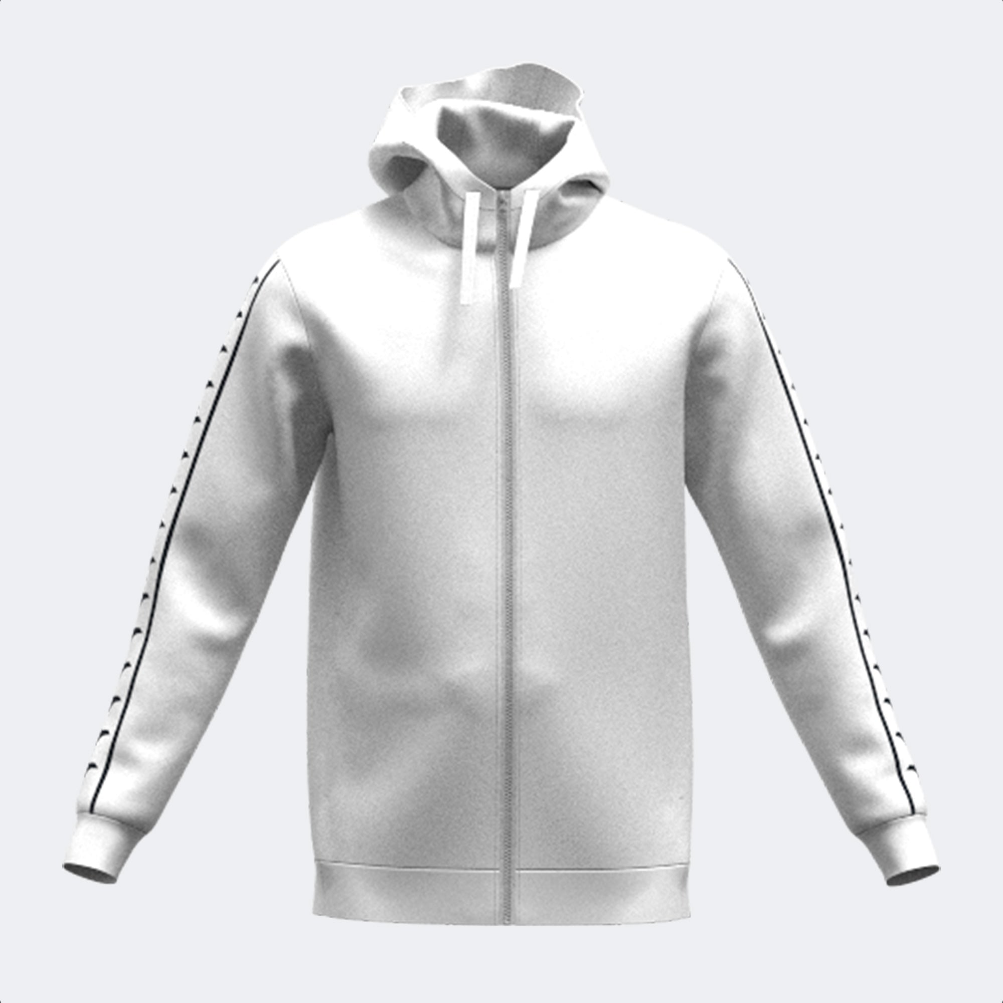 ICONO STREET ZIP-UP HOODIE - BIANCO - BIANCO