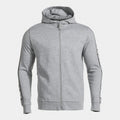 ICONO STREET ZIP-UP HOODIE - GRIGIO CHIARO-NERO - GRIGIO CHIARO-NERO