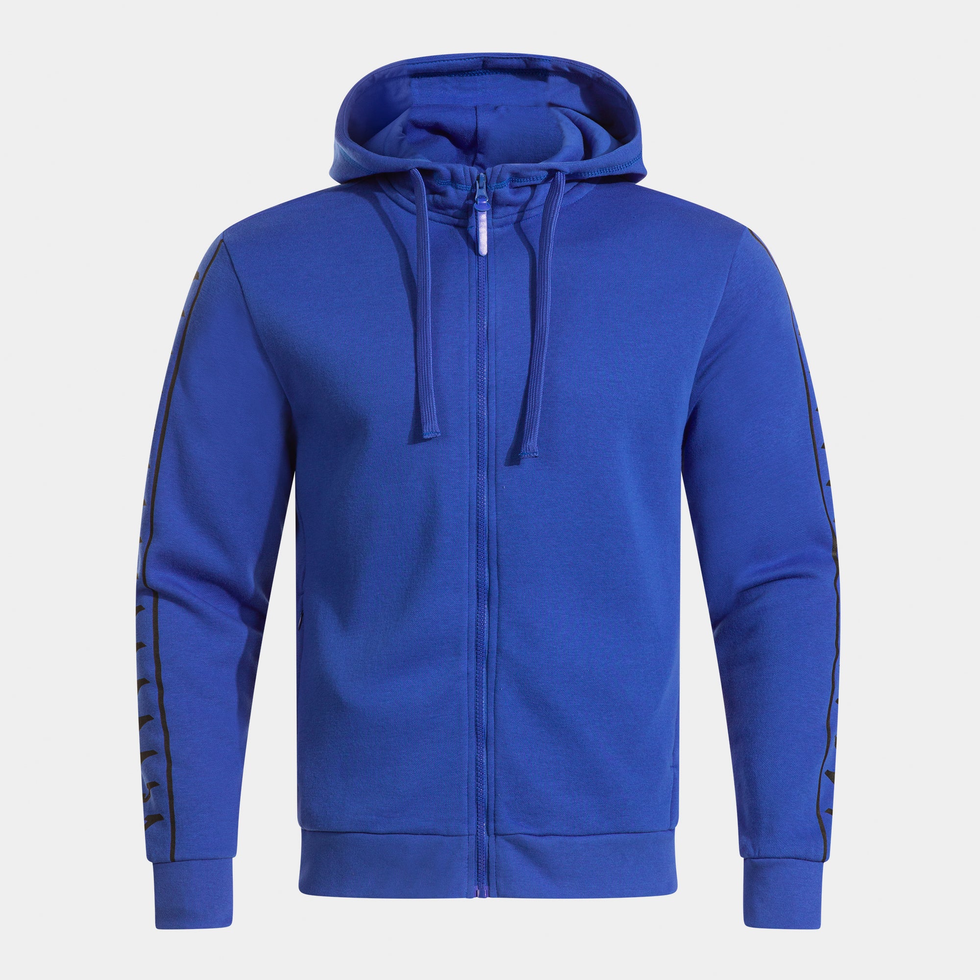 ICONO STREET ZIP-UP HOODIE - ROYAL-NERO - ROYAL-NERO