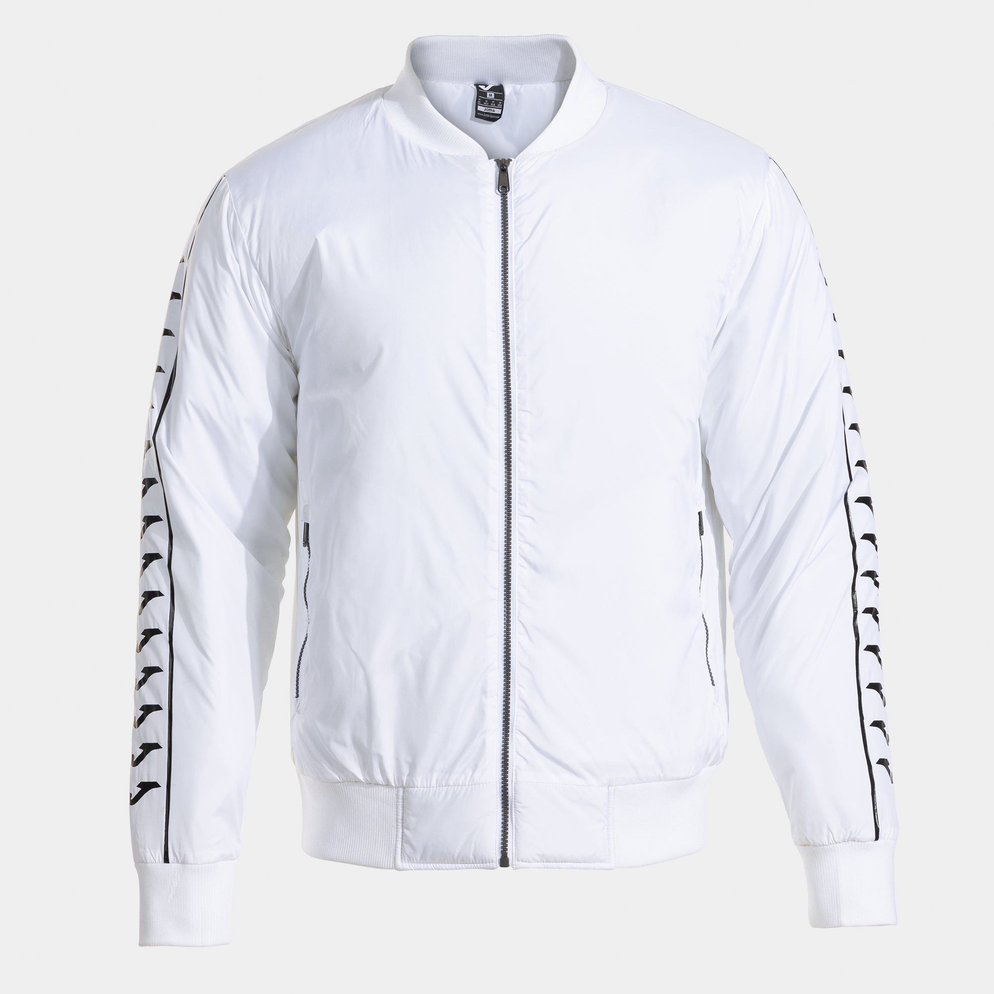 ICONO STREET BOMBER JACKET - BIANCO-NERO - BIANCO-NERO
