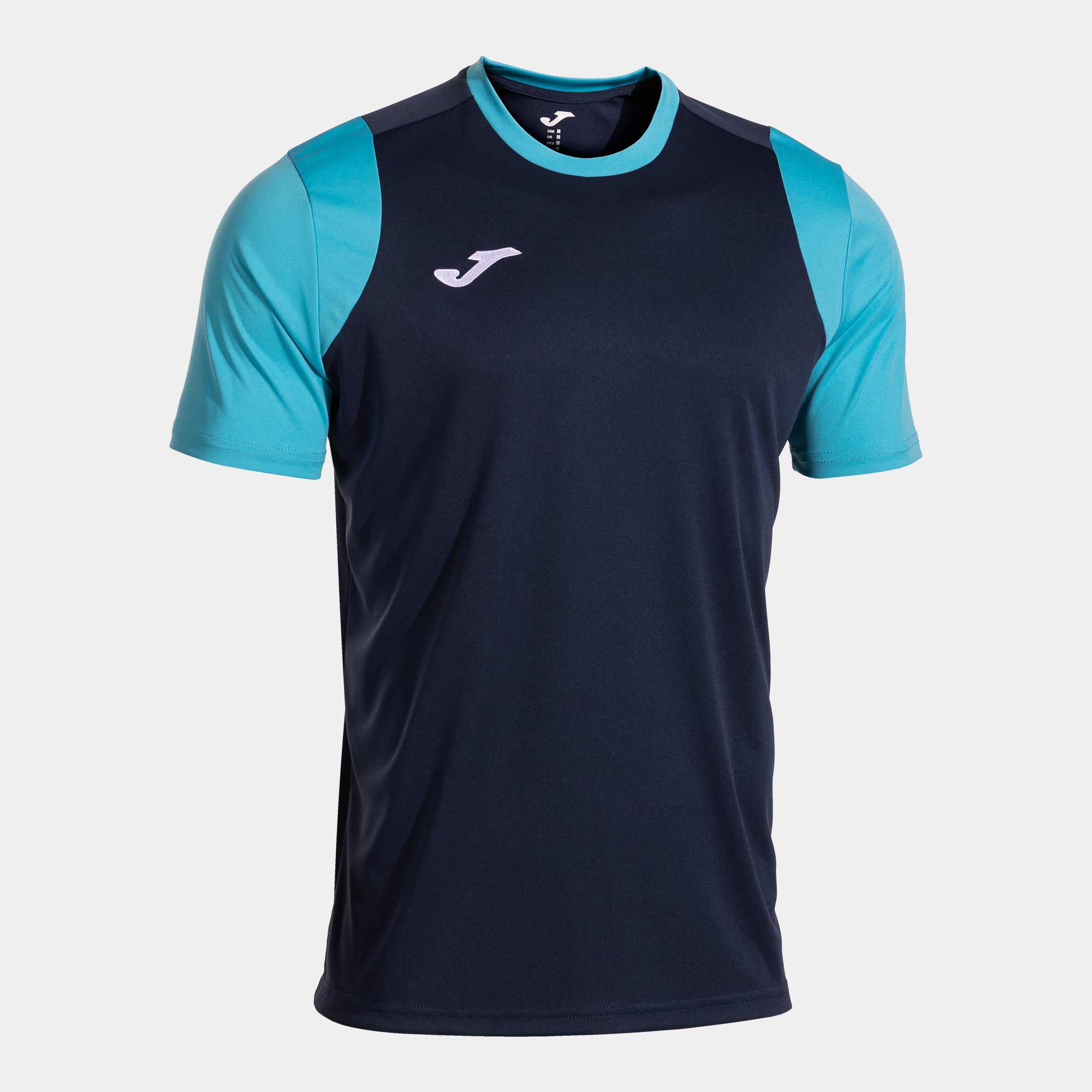 FINAL BASKET II SHORT SLEEVE T-SHIRT TURQUOI - BLU NAVY-TURCHESE FLUO - BLU NAVY-TURCHESE FLUO