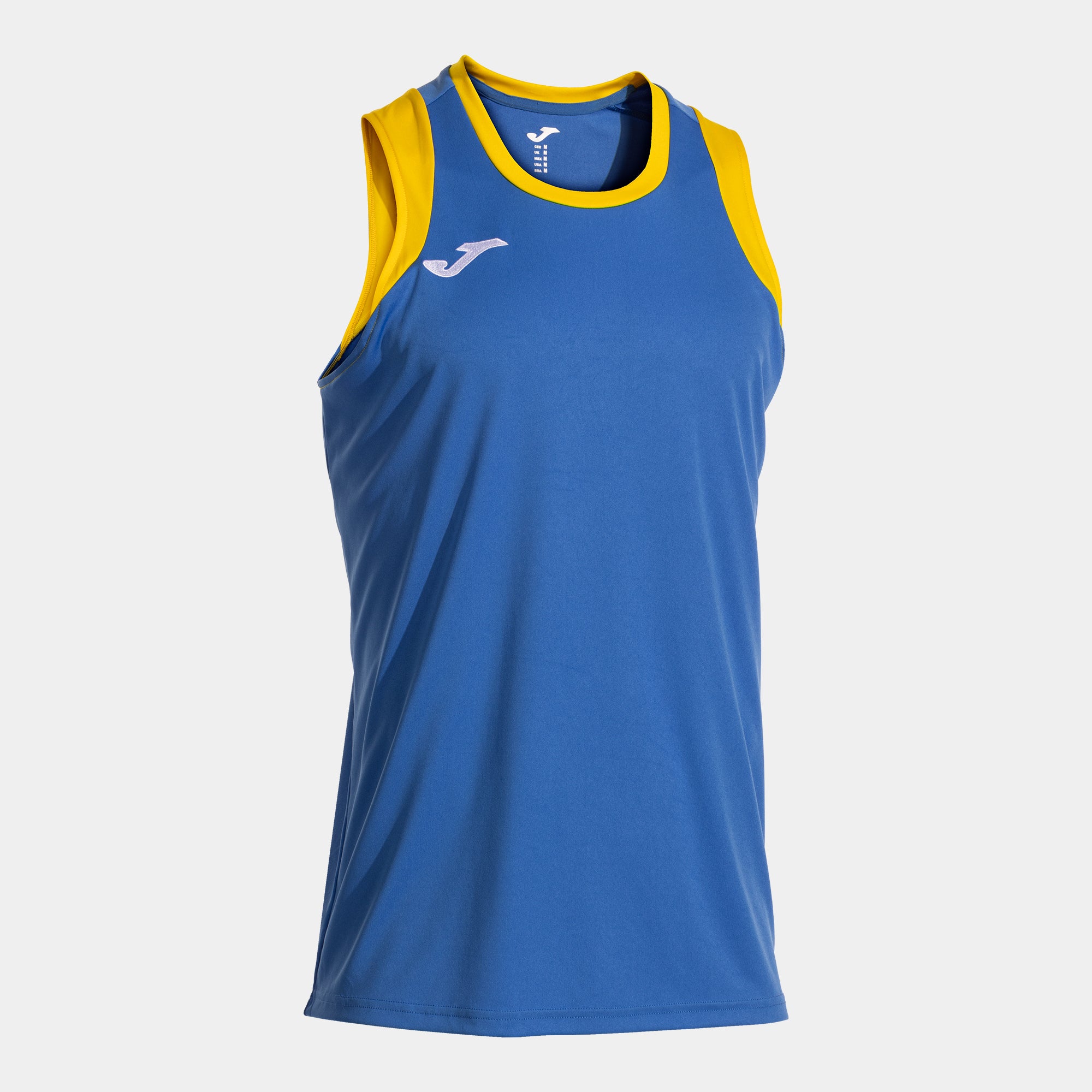 FINAL BASKET II SLEEVELESS SHIRT - ROYAL-GIALLO - ROYAL-GIALLO