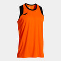 FINAL BASKET II SLEEVELESS SHIRT - ARANCIONE-NERO - ARANCIONE-NERO