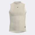 CRONO SLEEVELESS SHIRT - BEIGE - BEIGE