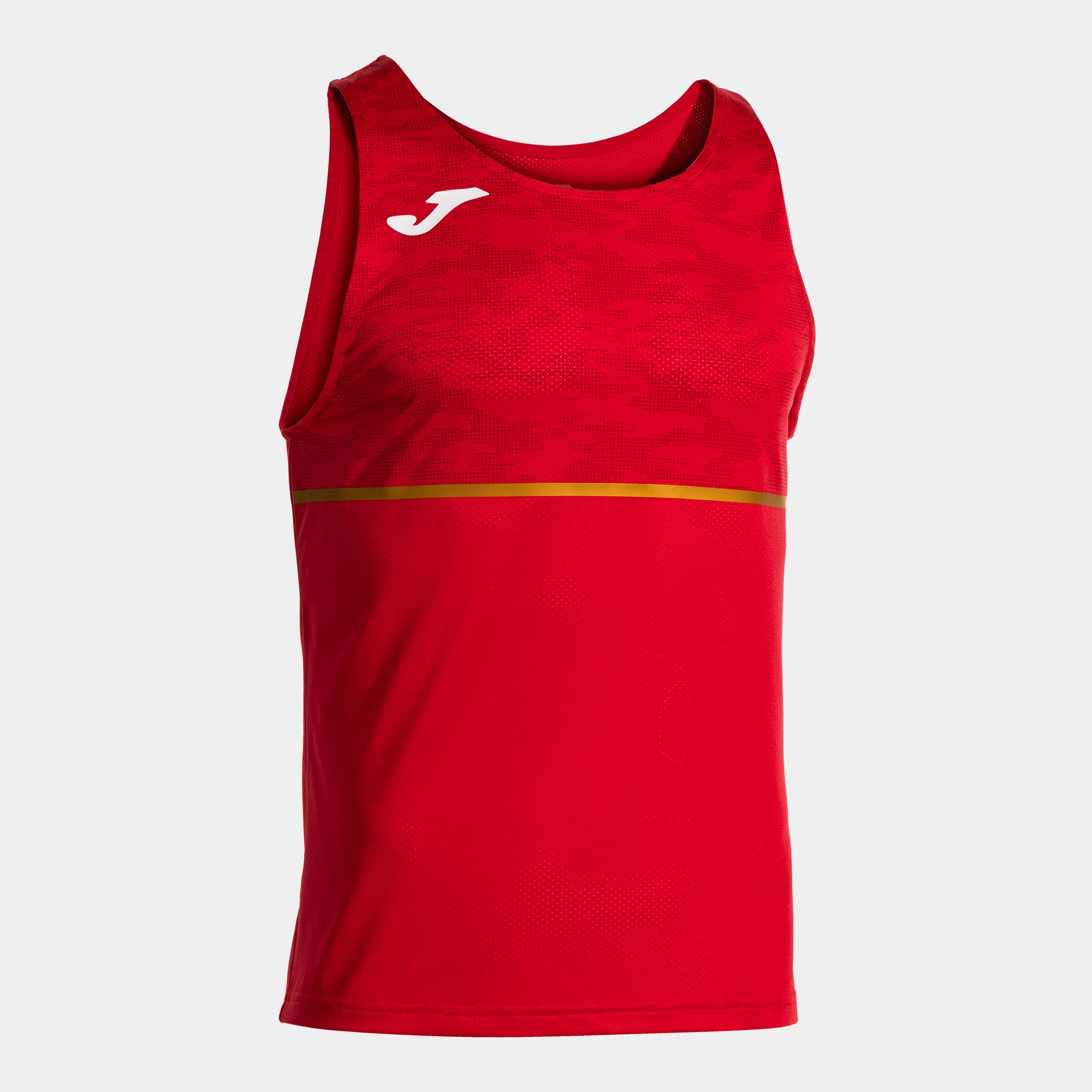 RECORD III SLEEVELESS SHIRT - ROSSO - ROSSO