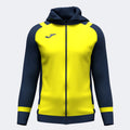 PHOENIX III ZIP-UP HOODIE - GIALLO FLUO-BLU NAVY - GIALLO FLUO-BLU NAVY
