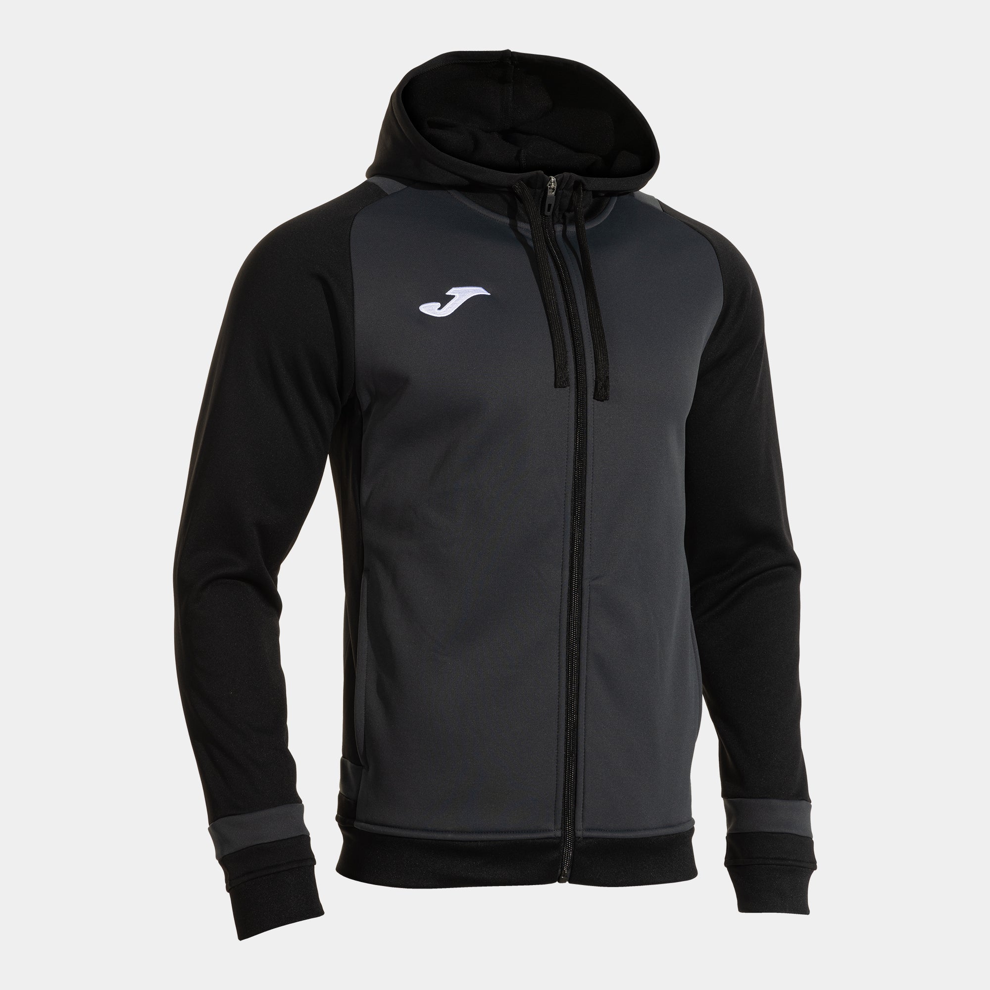 PHOENIX III ZIP-UP HOODIE - ANTRACITE-NERO - ANTRACITE-NERO