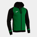 PHOENIX III ZIP-UP HOODIE - VERDE-NERO - VERDE-NERO