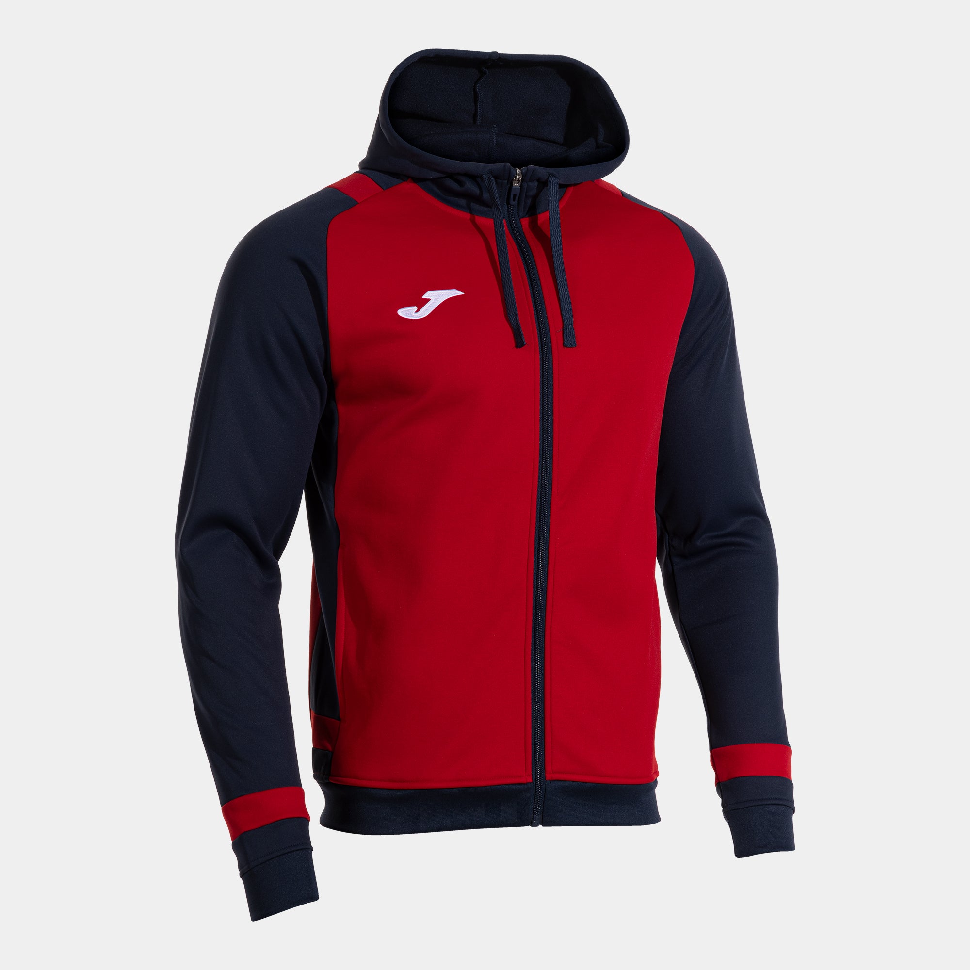 PHOENIX III ZIP-UP HOODIE - ROSSO-BLU NAVY - ROSSO-BLU NAVY