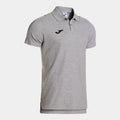 OLIMPIADA SHORT SLEEVE POLO MELANGE - GRIGIO MELANGE - GRIGIO MELANGE