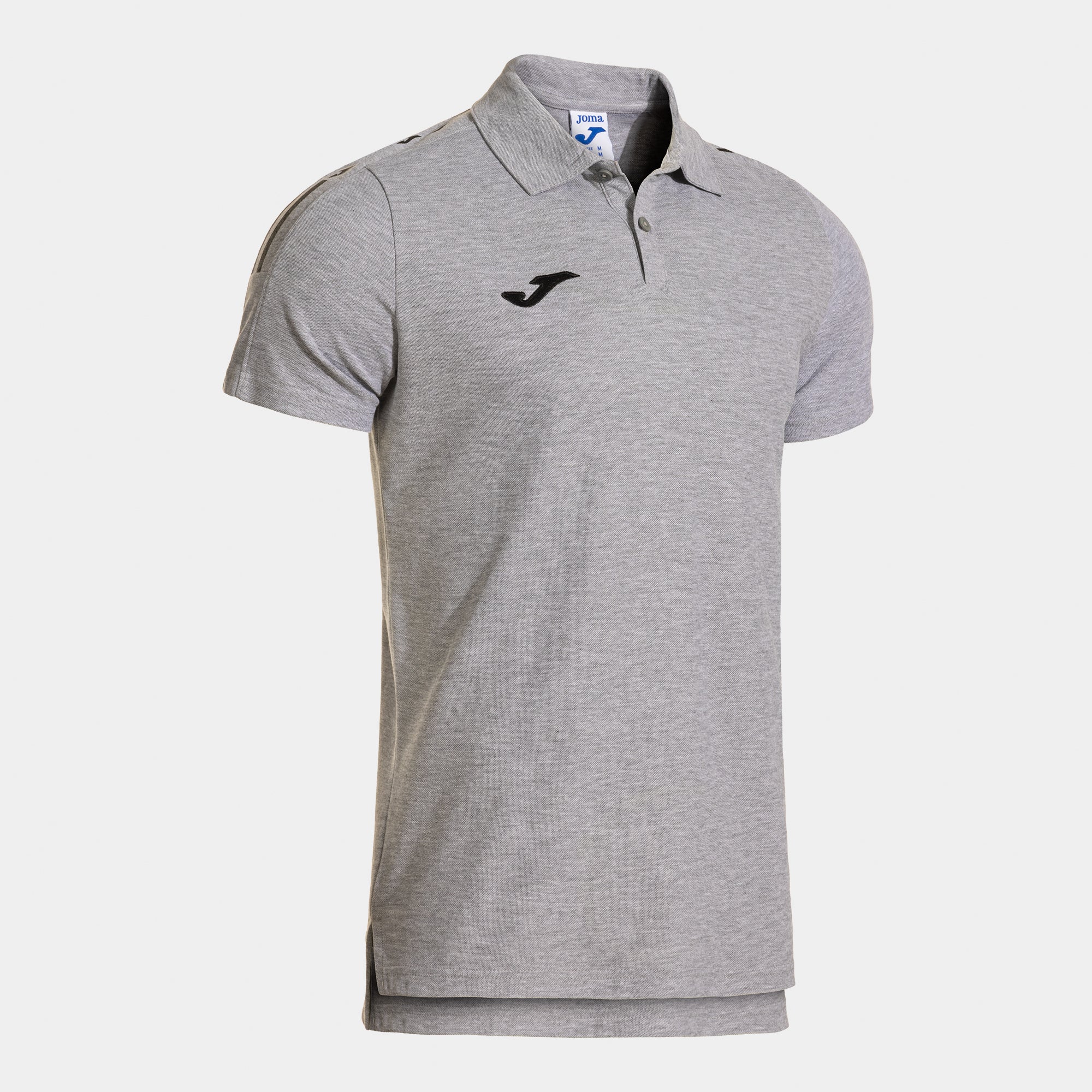OLIMPIADA SHORT SLEEVE POLO MELANGE - GRIGIO MELANGE - GRIGIO MELANGE