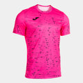 PERFORMANCE SHORT SLEEVE T-SHIRT - ROSA FLUO-NERO - ROSA FLUO-NERO