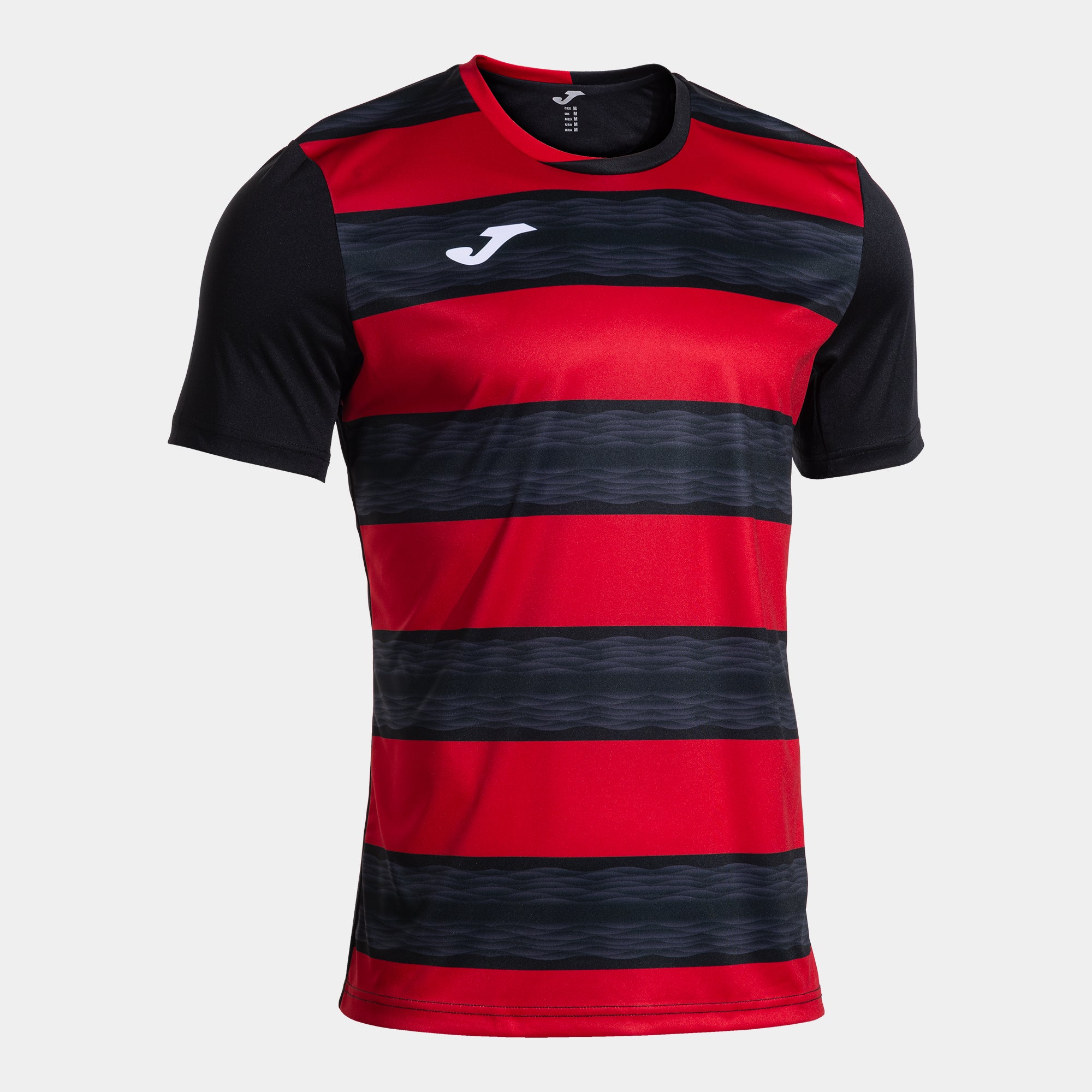PERFORMANCE SHORT SLEEVE T-SHIRT - NERO-ROSSO - NERO-ROSSO