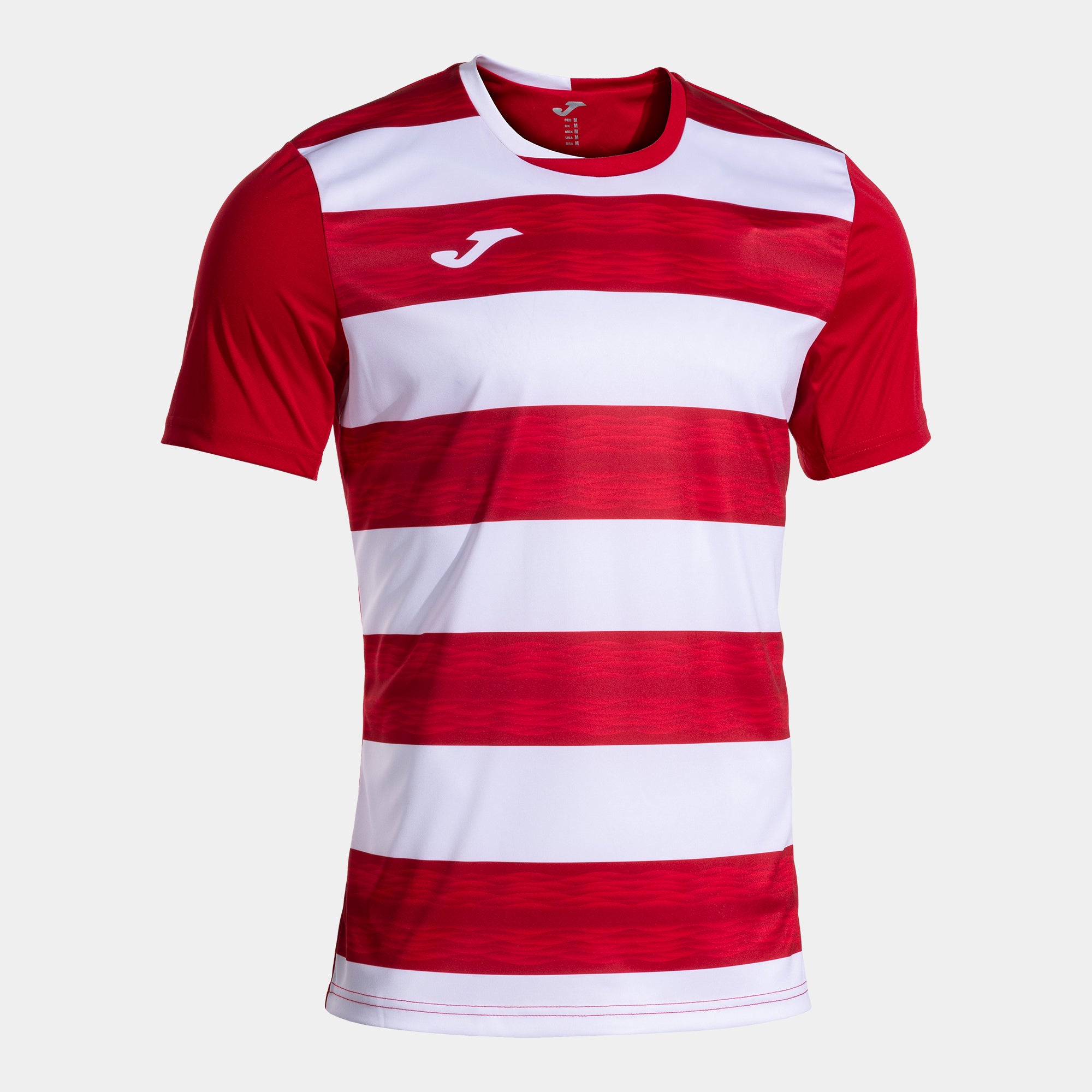 PERFORMANCE SHORT SLEEVE T-SHIRT - ROSSO-BIANCO - ROSSO-BIANCO
