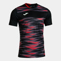 PERFORMANCE SHORT SLEEVE T-SHIRT - NERO-ROSSO - NERO-ROSSO
