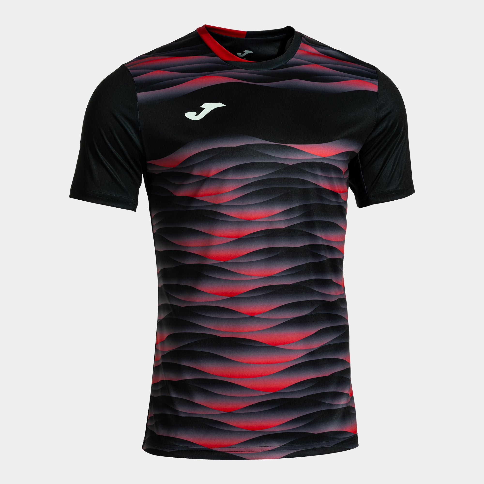 PERFORMANCE SHORT SLEEVE T-SHIRT - NERO-ROSSO - NERO-ROSSO