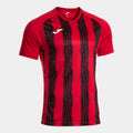 PERFORMANCE SHORT SLEEVE T-SHIRT - ROSSO-NERO - ROSSO-NERO