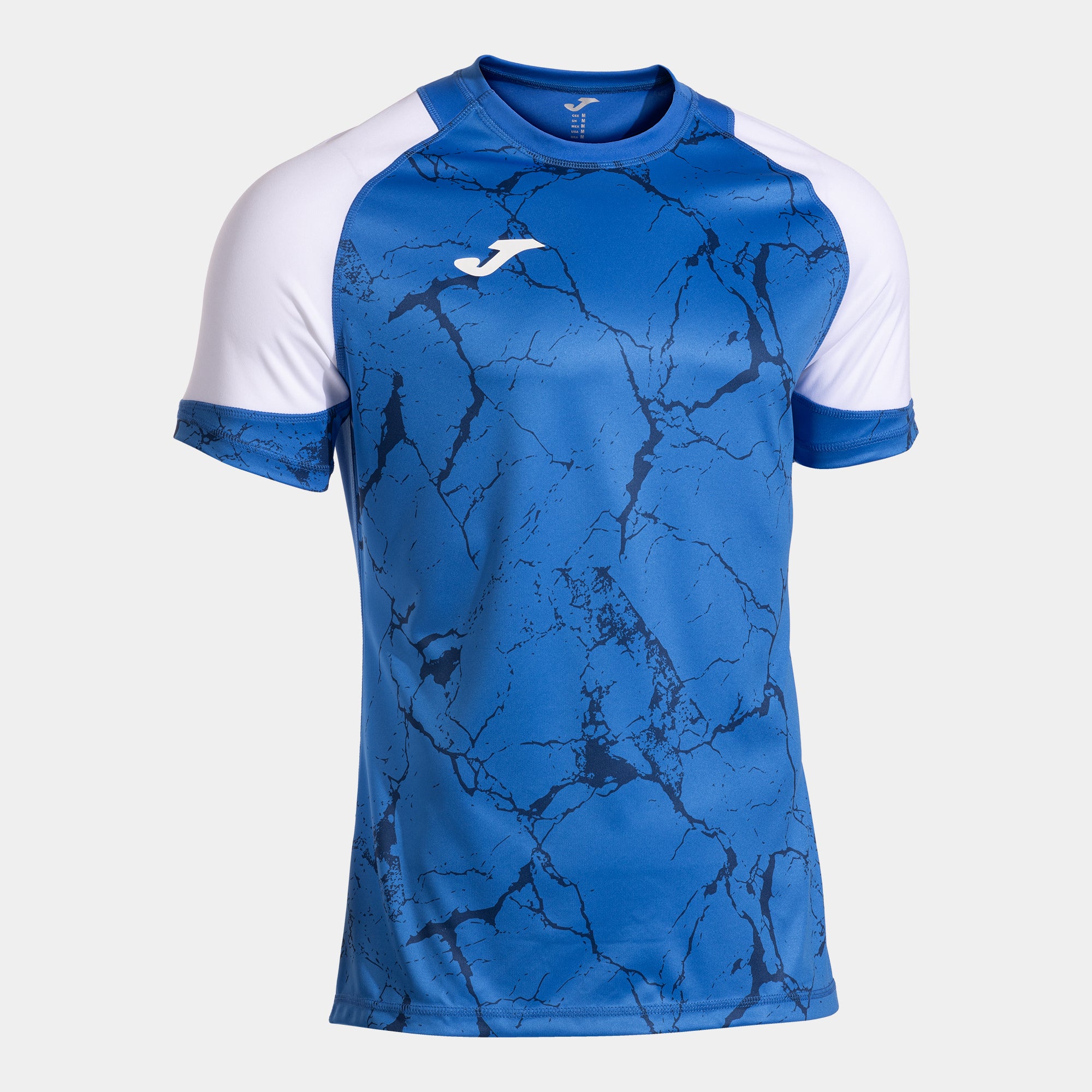 PERFORMANCE HANDBALL SHORT SLEEVE T-SHIRT BLANCO - ROYAL-BIANCO - ROYAL-BIANCO