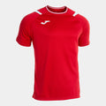 PERFORMANCE SHORT SLEEVE T-SHIRT - ROSSO-BIANCO - ROSSO-BIANCO