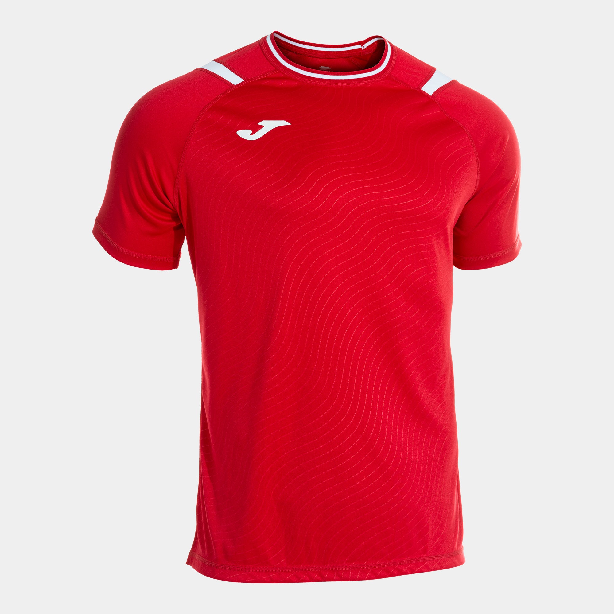 PERFORMANCE SHORT SLEEVE T-SHIRT - ROSSO-BIANCO - ROSSO-BIANCO