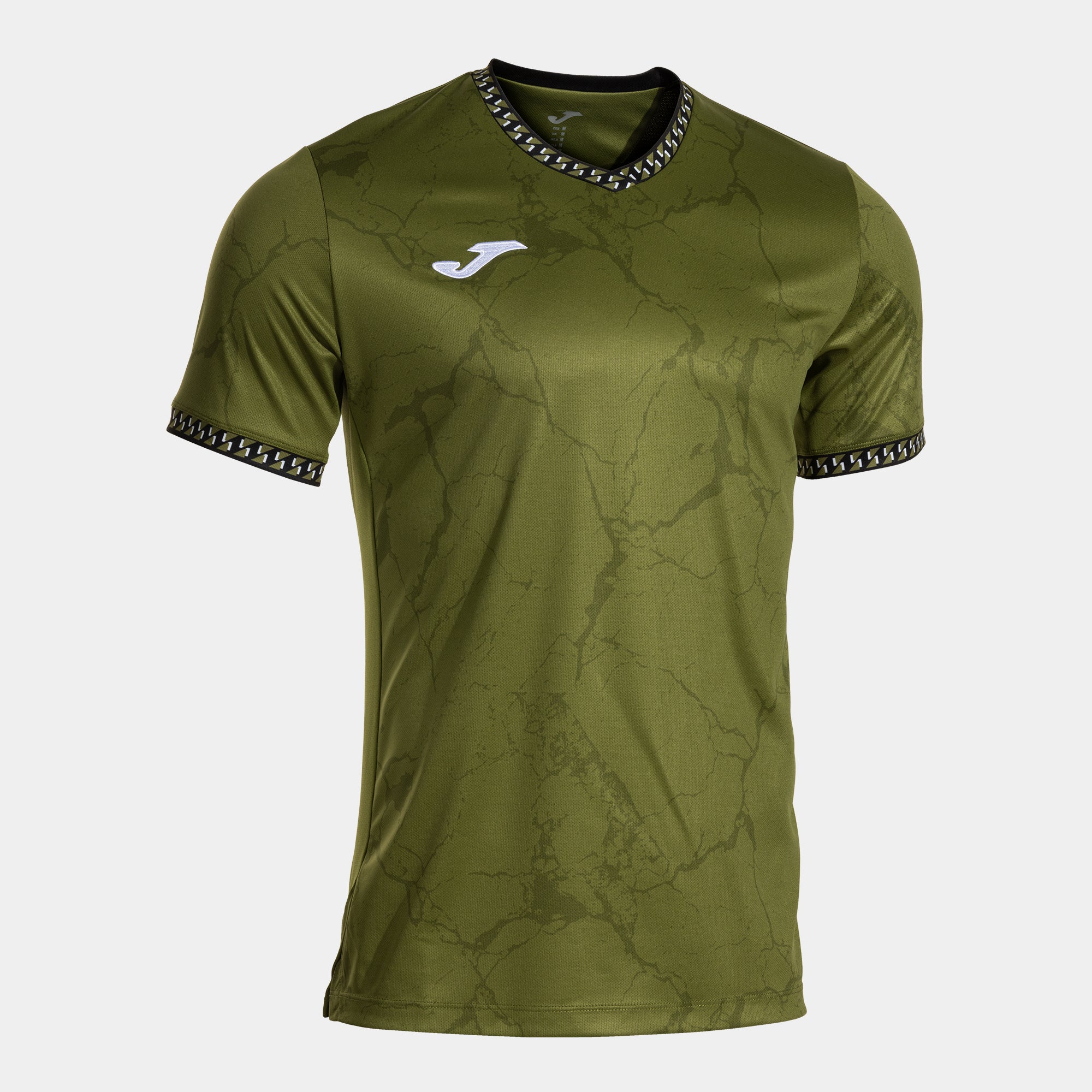 VII SHORT SLEEVE T-SHIRT - KAKI-NERO - KAKI-NERO