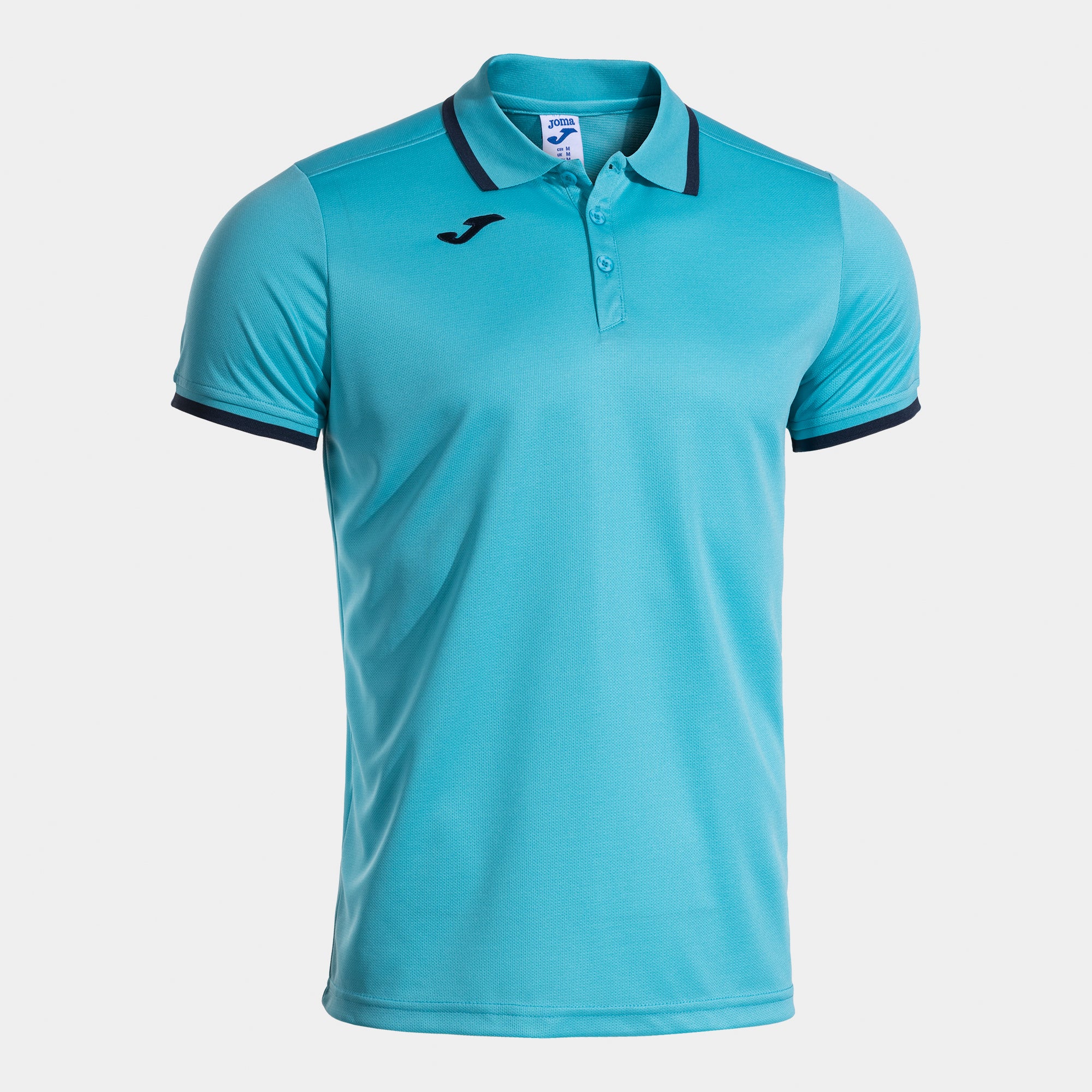 COMBI PREMIUM SHORT SLEEVE POLO - TURCHESE FLUO-BLU NAVY - TURCHESE FLUO-BLU NAVY