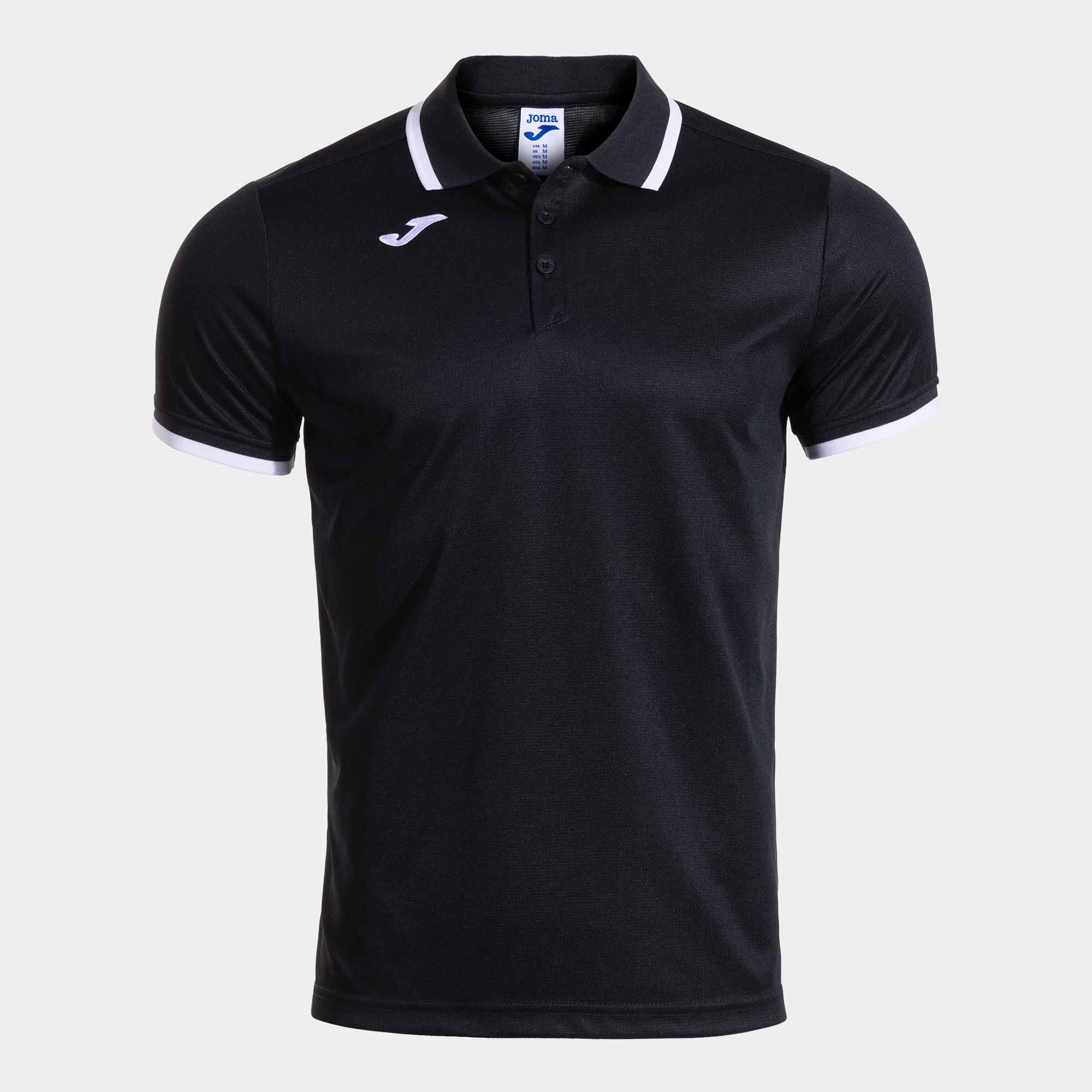 COMBI PREMIUM SHORT SLEEVE POLO - NERO-BIANCO - NERO-BIANCO