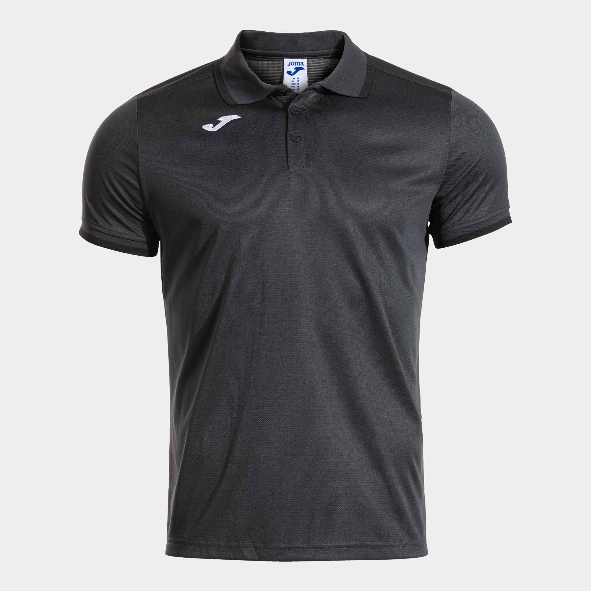 COMBI PREMIUM SHORT SLEEVE POLO - ANTRACITE-NERO - ANTRACITE-NERO