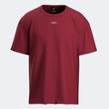 MIMETIC SHORT SLEEVE T-SHIRT - BORDEAUX - BORDEAUX
