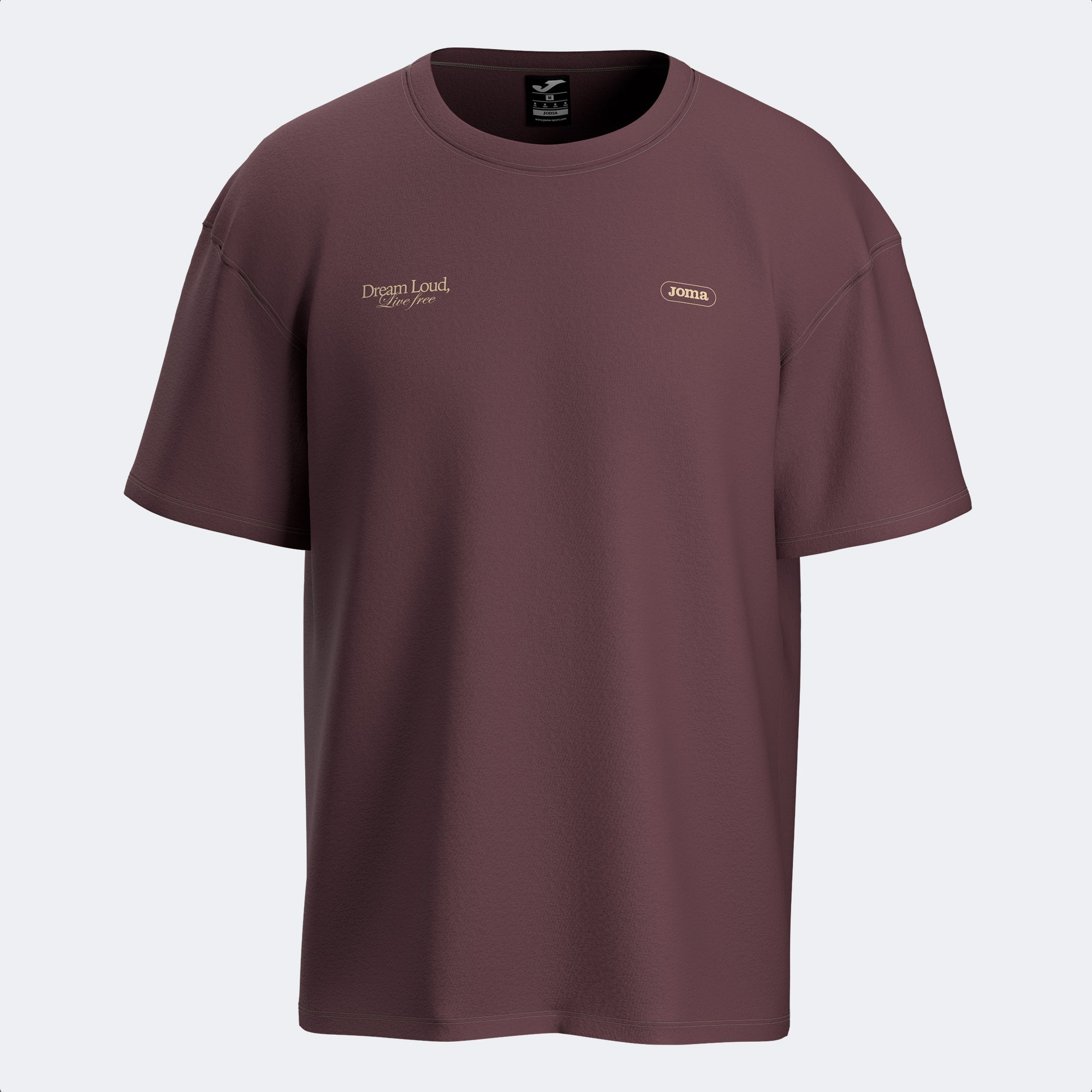 MIMETIC SHORT SLEEVE T-SHIRT - BORDEAUX - BORDEAUX