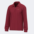 MIMETIC LONG SLEEVE POLO - BORDEAUX - BORDEAUX