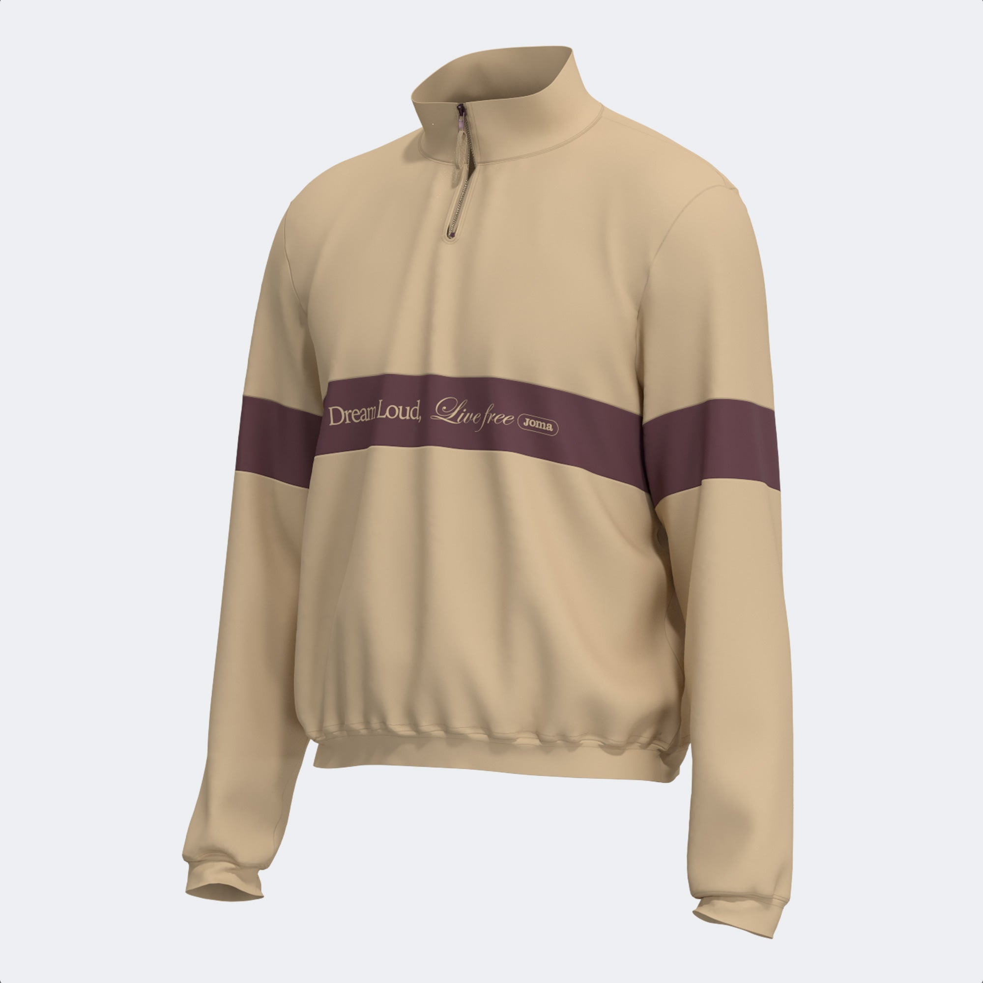 MIMETIC SWEATSHIRT - BEIGE - BEIGE