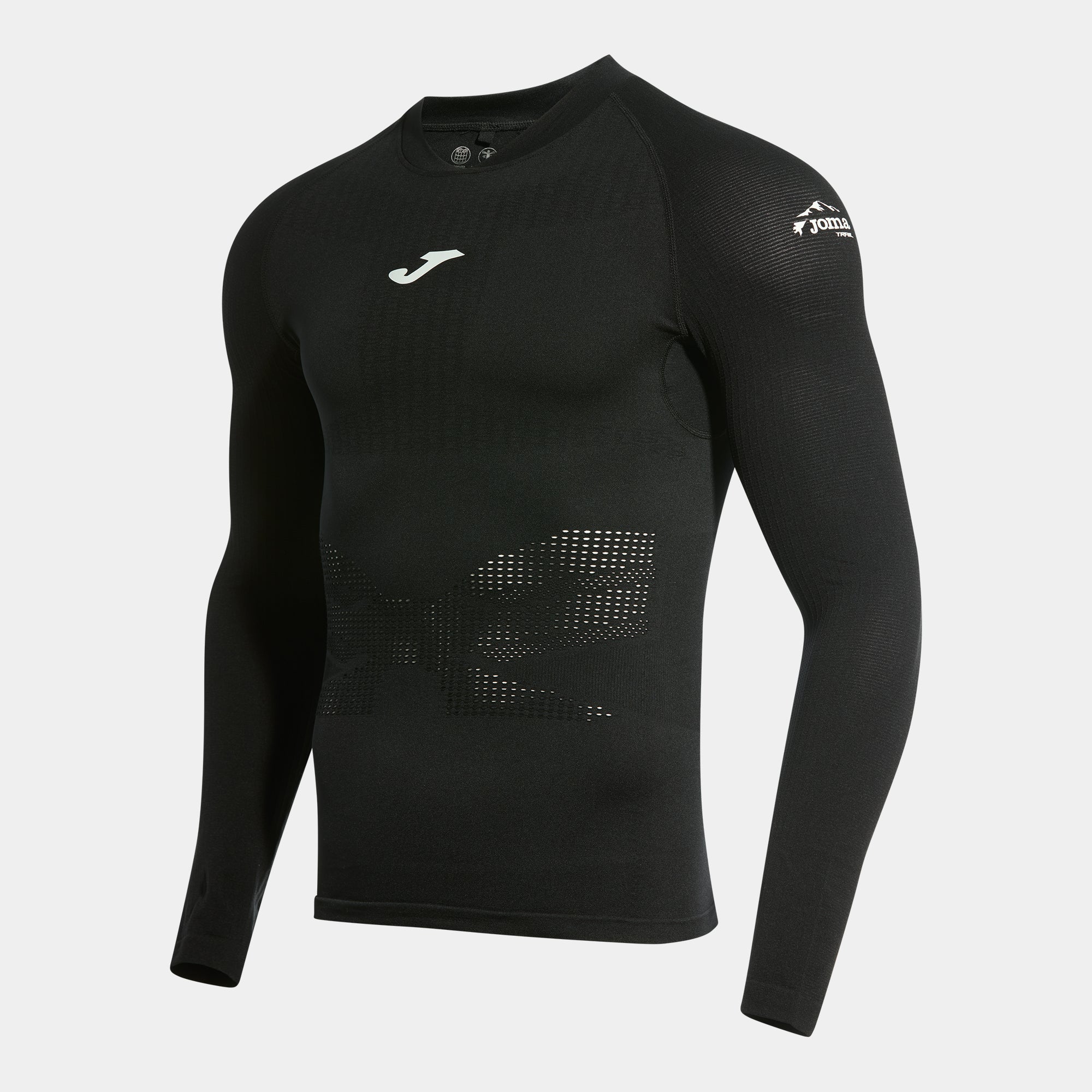 R-TRAIL NATURE LONG SLEEVE T-SHIRT - NERO - NERO