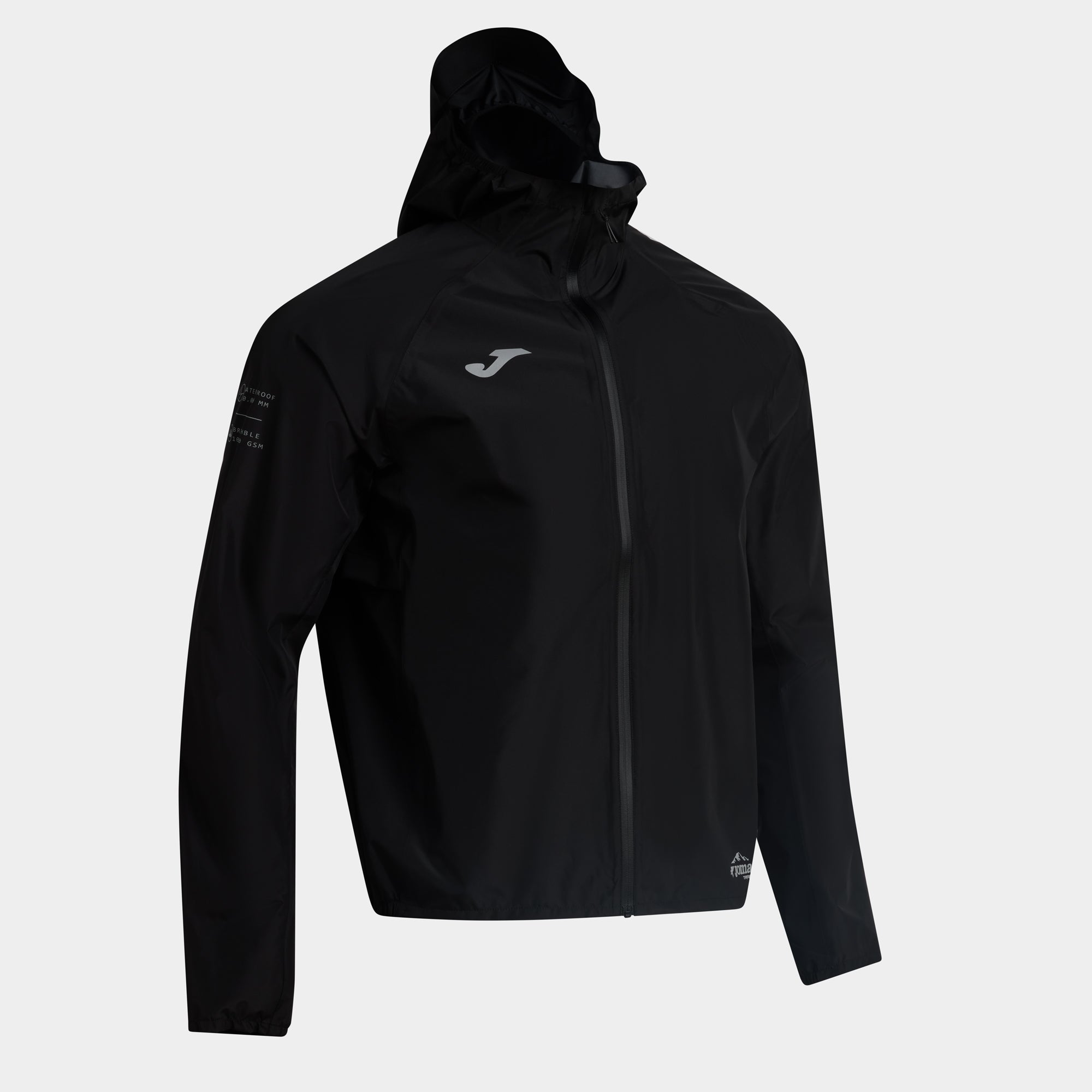R-TRAIL NATURE RAINCOAT - NERO - NERO
