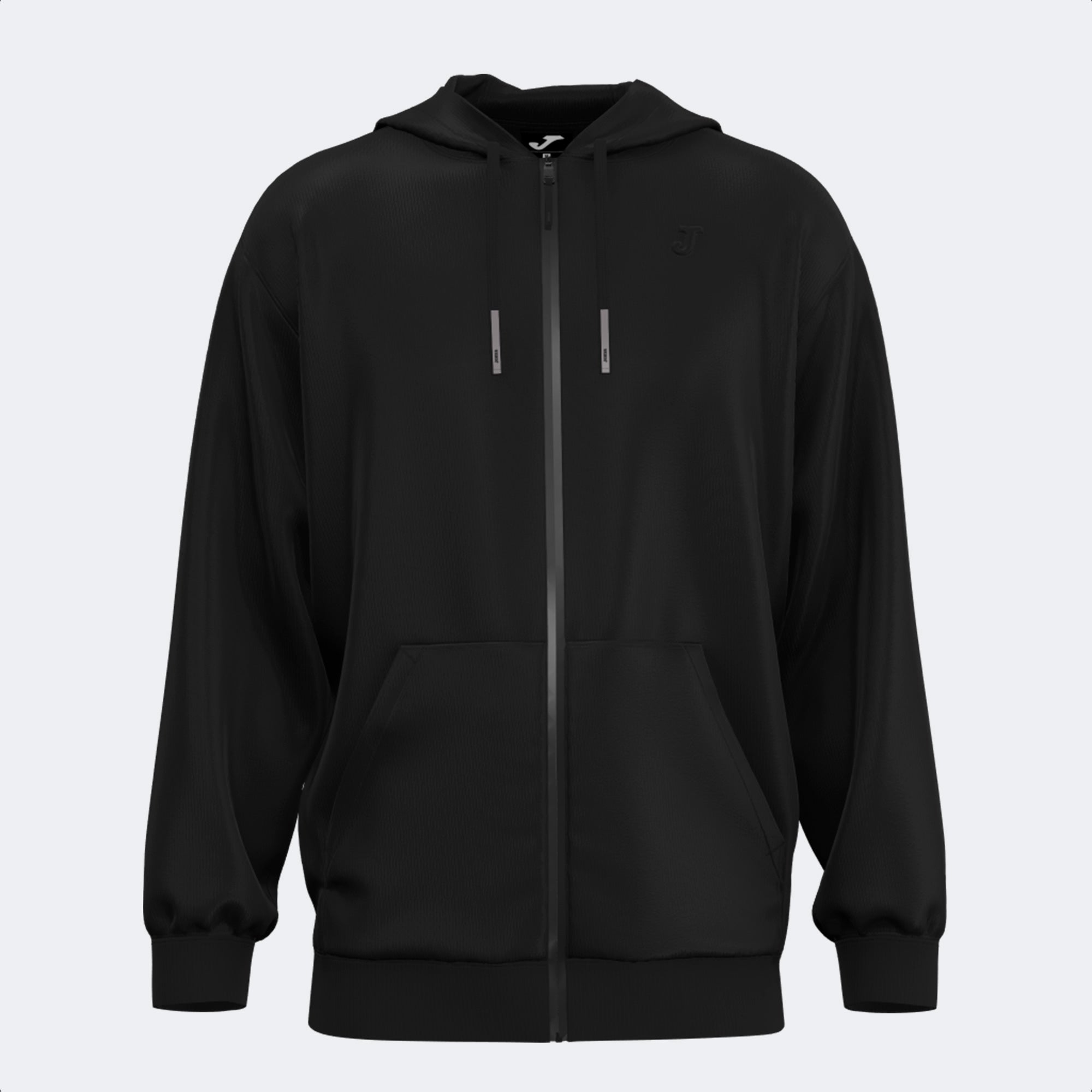 URBAN AESTHETICS ZIP-UP HOODIE - NERO - NERO