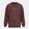 URBAN AESTHETICS ZIP-UP HOODIE - MARRONE - MARRONE