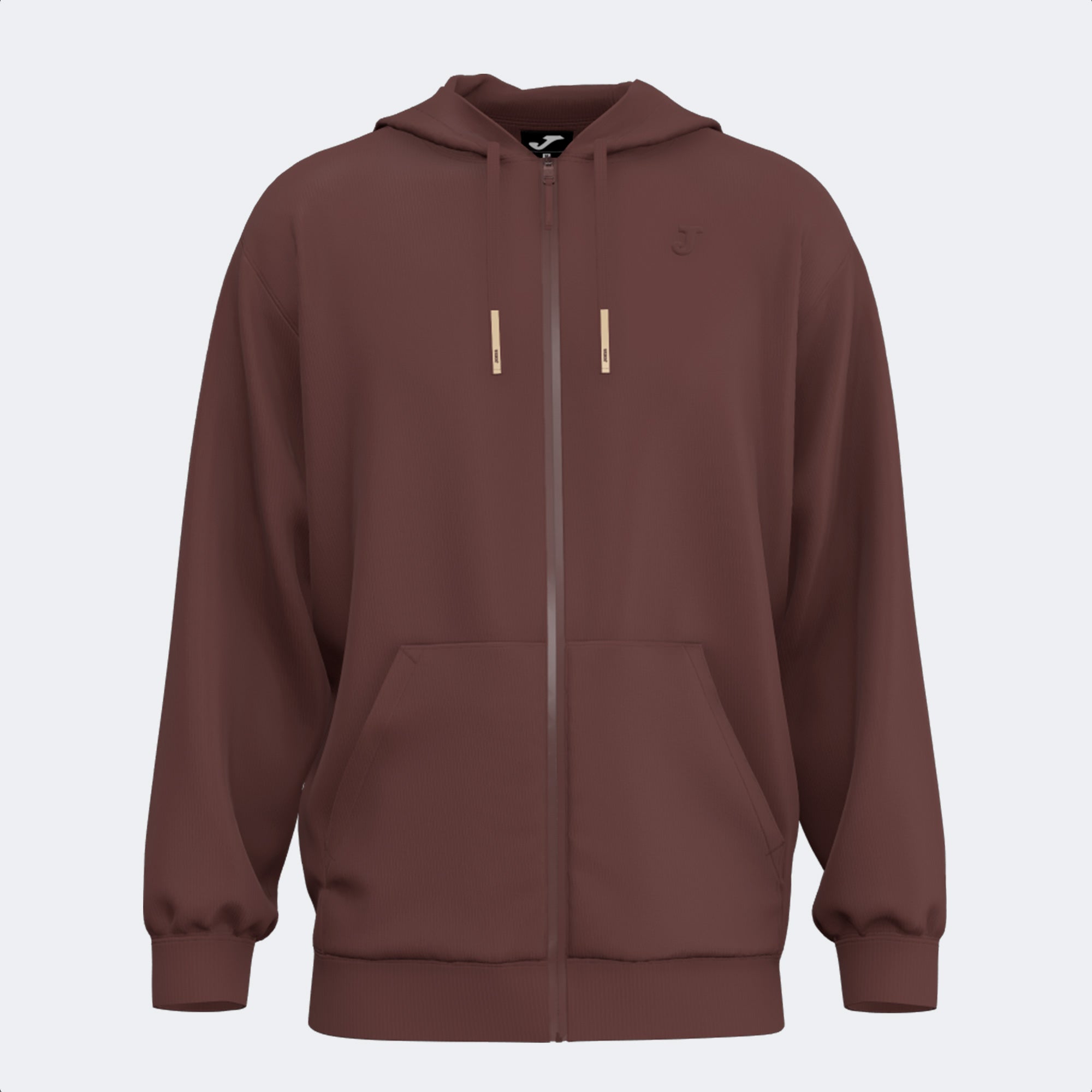 URBAN AESTHETICS ZIP-UP HOODIE - MARRONE - MARRONE