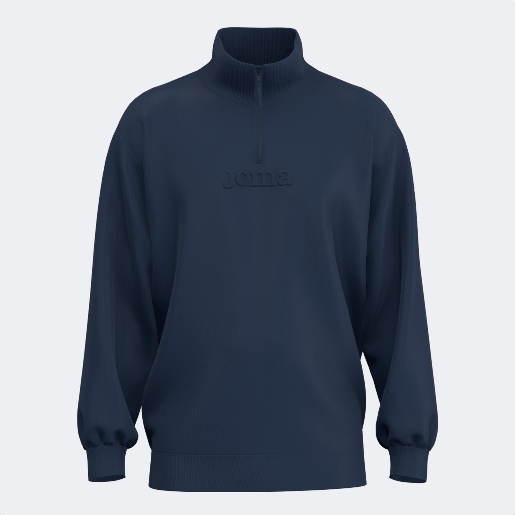 URBAN AESTHETICS FULL ZIP SWEATSHIRT - BLU NAVY - BLU NAVY